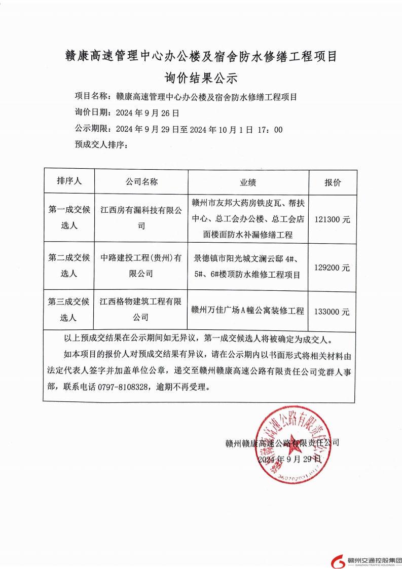 赣康高速管理中心办公楼及宿舍防水修缮工程项目询价结果公示.jpg